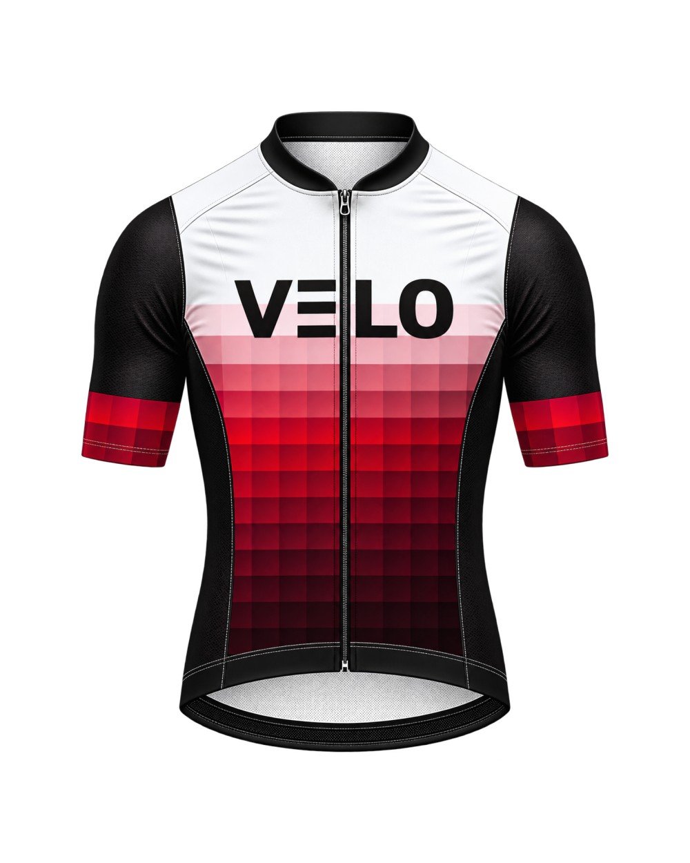 VELO Patch Cycling Jerseys - Red and Blue